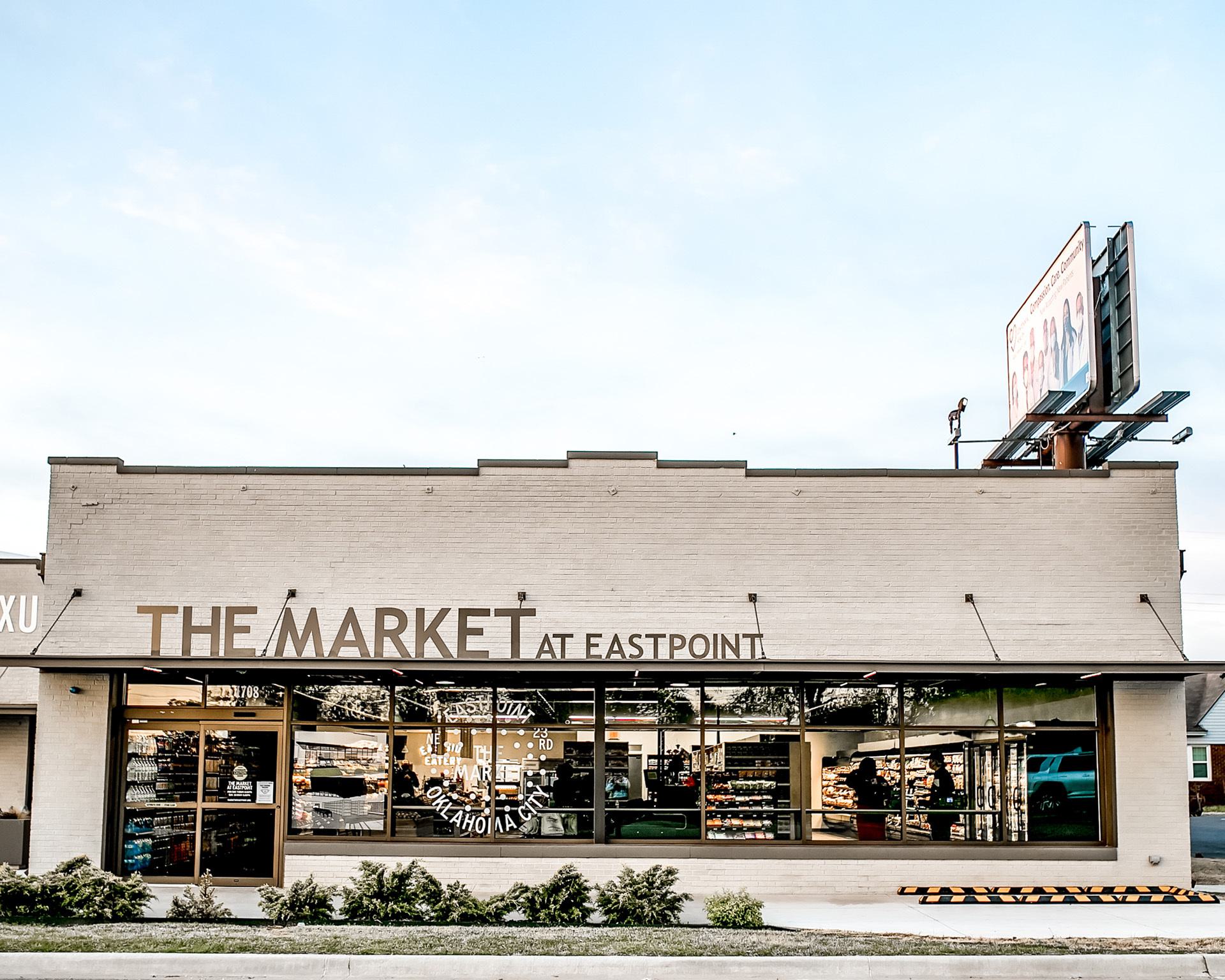 Full view of The Market at Eastpoint building